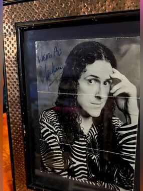 Vintage Framed Autograph Weird Al Yankovic